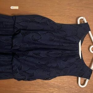 New York Company, navy lace maxi dress never worn